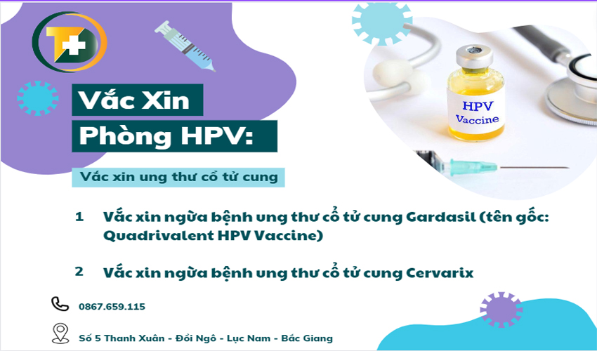 Vắc xin phòng bệnh ung thư cổ tử cung ở Lục Nam